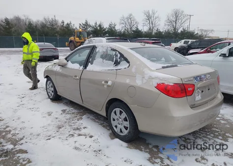 2008 Hyundai Elantra Gls/Se from USA, damaged, VIN KMHDU46D38U377459